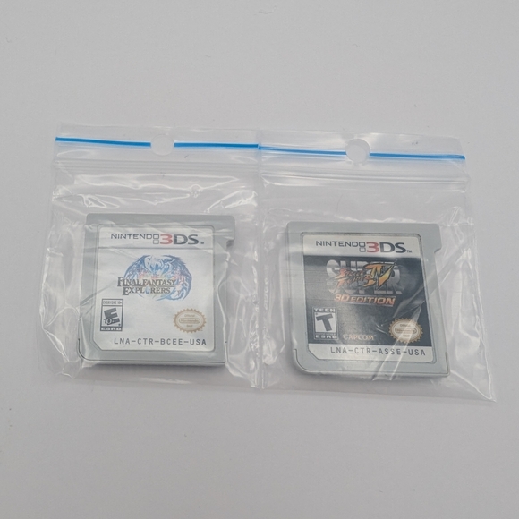 Final Fantasy Explorers & Super Street Fighter IV - Nintendo 3DS - Picture 1 of 4